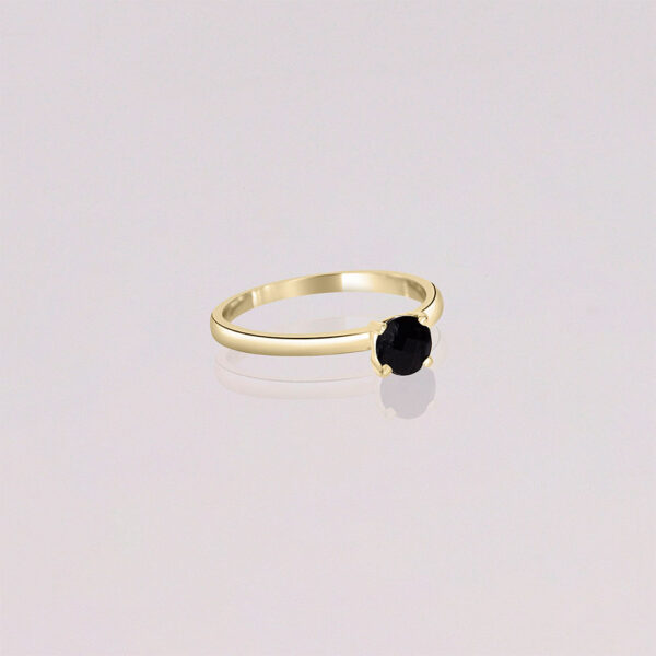 14k gold black onyx ring