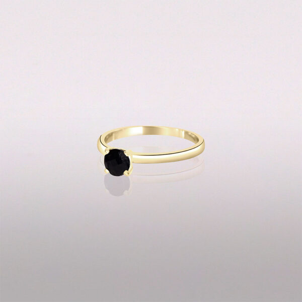 14k gold black onyx ring